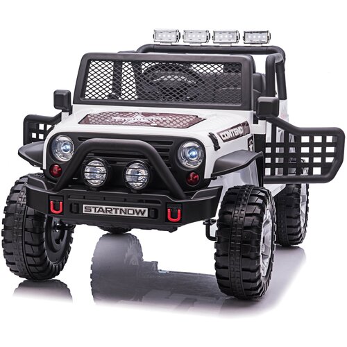 Детский электромобиль джип XMX с полным приводом (белый, EVA, 12V) - XMX618-4WD-WHITE