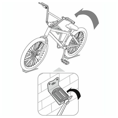 фото Надежная система хранения для велосипедов. набор №6, кронштейн для велосипеда на стену, держатель металлический unico metall