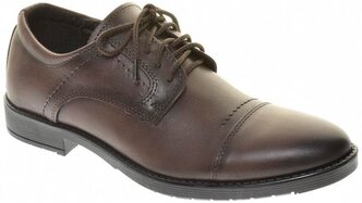 Тофа TOFA туфли мужские демисезонные, размер 43, цвет коричневый, артикул 119354-5