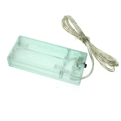 Светодиодная (LED) Лента-гирлянда декоративная, холодный белый, 0,03W, Espada E-EW10LED1m