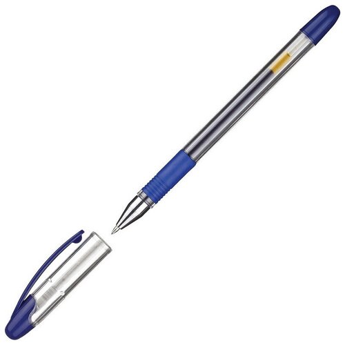 Ручка гелевая Attache Gelios-020 синий стерж, 0,5 мм