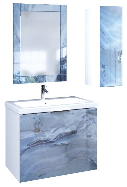 фото Пенал Marka One Liriya 25П 1д. Blue marble L