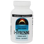 Source Naturals L-Tyrosine (L-тирозин) 500 мг 100 таблеток - изображение