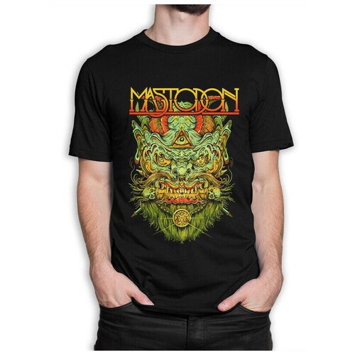 фото Футболка design heroes "группа mastodon" мужская черная 2xl