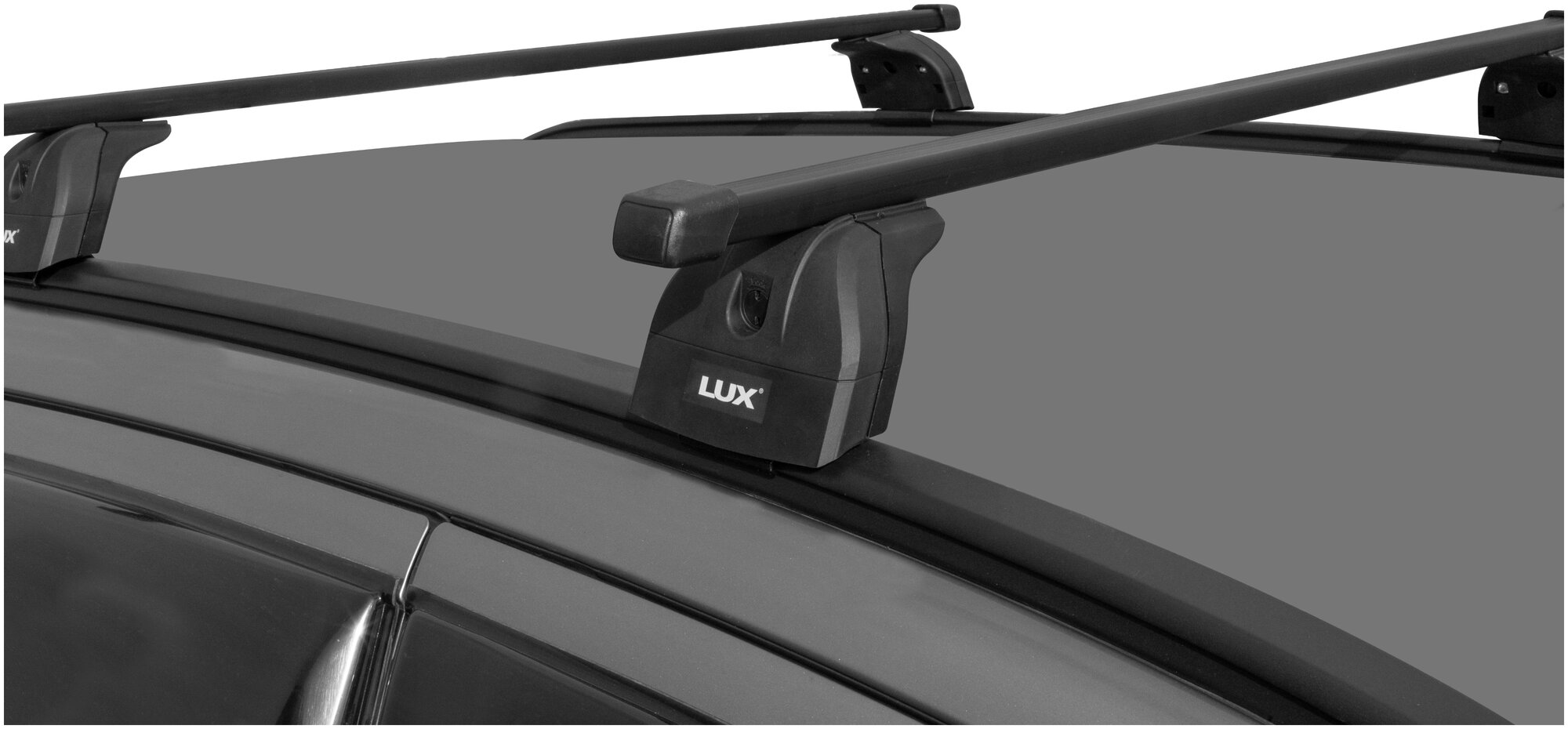 Багажная система 2 "LUX" с дугами 1,3м прямоугольными в пластике для а/м Suzuki Jimny IV 2019-. г. в.