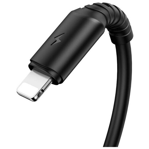 Кабель USB Lightning BX47 2.4A 1M черный