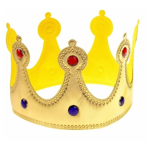 Корона Королева, со стразами, цвет золотой корона наслаждение со стразами 12 шт
