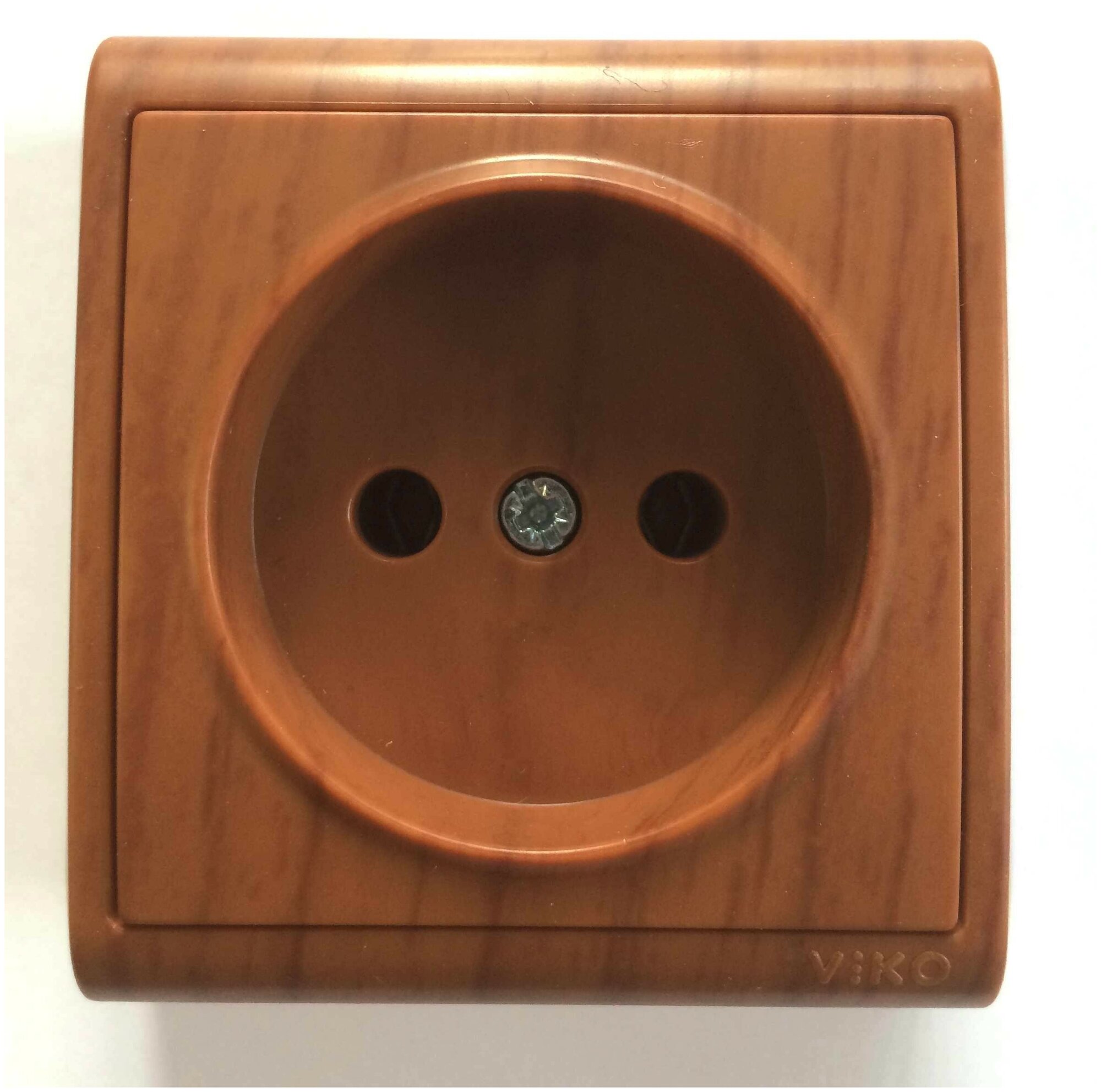 фото Розетка 16а 220в открытой (не встраиваемой) установки Viko красное дерево, 90682207