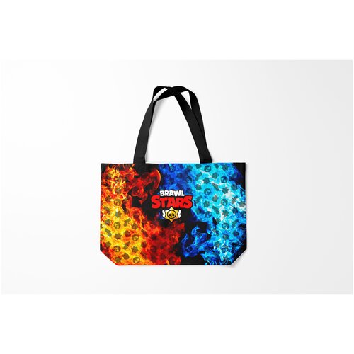 фото Сумка-шоппер / 46х35 см / геймерам / brawl stars burnettie
