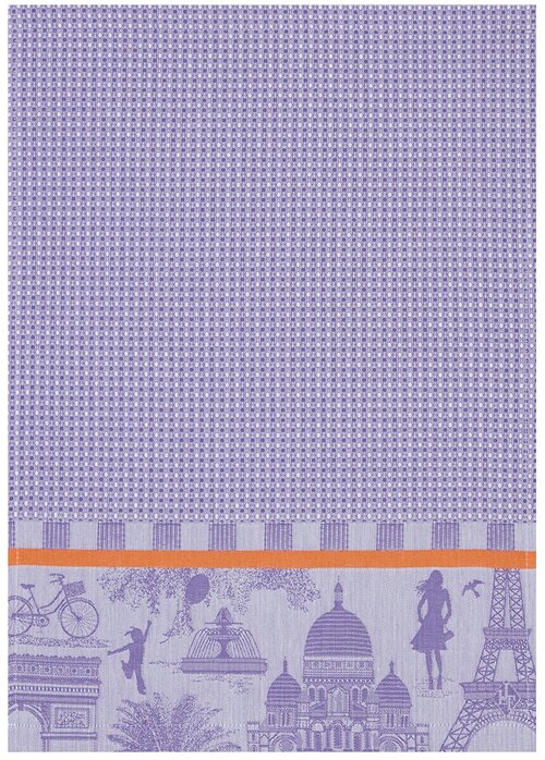 Полотенце кухонное Jacquard Francais Petit Paris Purple 38x54 см