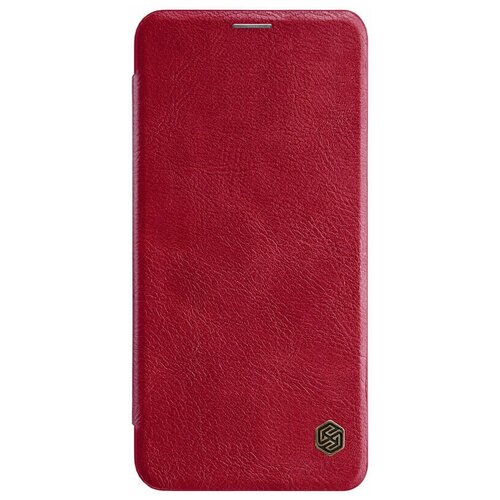 Чехол книжка кожаная Nillkin Leather Qin LG V40 (красный)