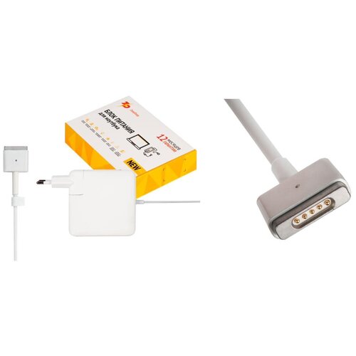 Блок питания (зарядка) ZeepDeep для MacBook Pro Retina A1435 A1425 A1502, 60W MagSafe 2 16.5V 3.65A