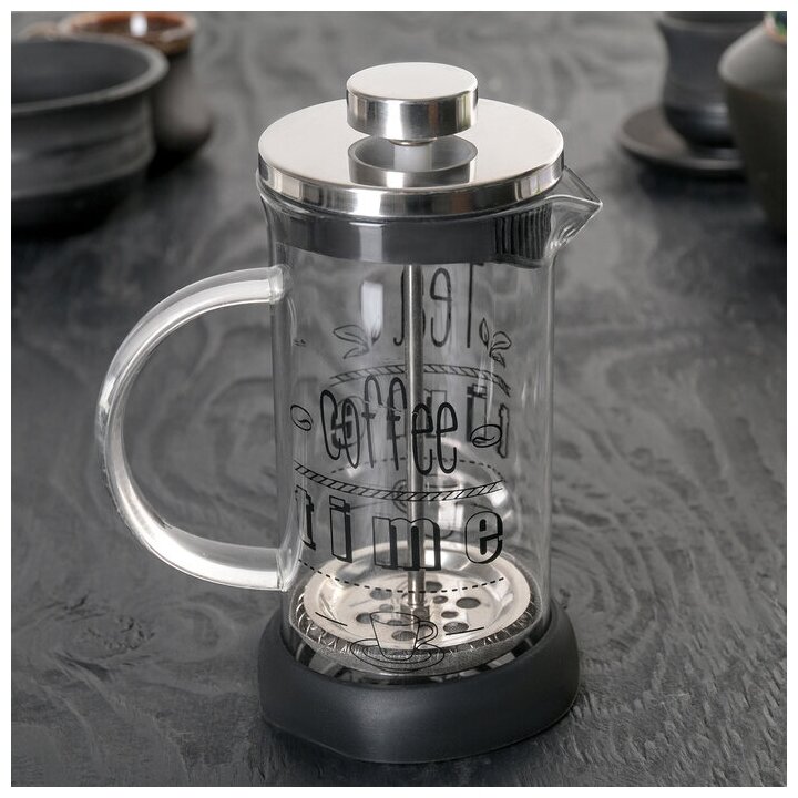 фото Френч-пресс "Келли" 350 мл, цвет черный 2863007