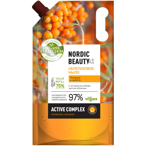 ORGANIC COLLECTION Жидкое мыло Nordic Beauty Питание и забота Облепиховое, 1 л