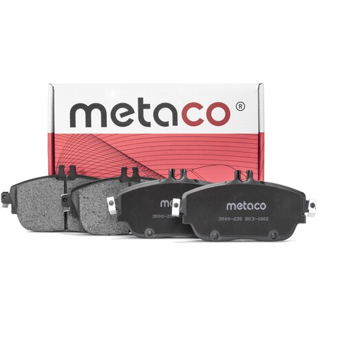 Колодки Тормозные Передние Ккт METACO 3000238