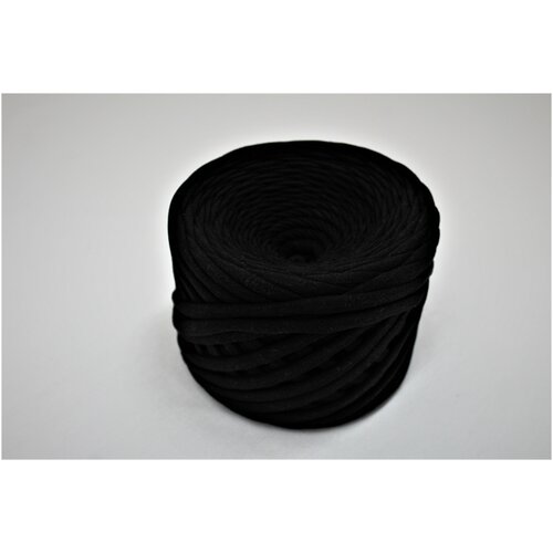 фото Трикотажная пряжа knitka чёрный-первичная! 100% хлопок, от 300г, от 100м, 7-9мм, изнаночная намотка knitka_knit