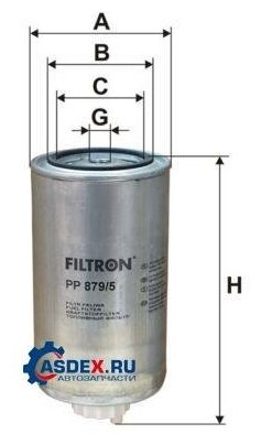 Фильтр Топливный Filtron Filtron арт. PP8795