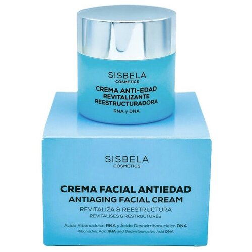 Крем для лица антивозрастной SISBELA обновляющий, регенерирующий с РНК и ДНК кислотами.50мл