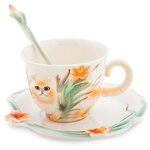 Чайная пара Персидский кот FM-69/ 3 113-105922 - изображение