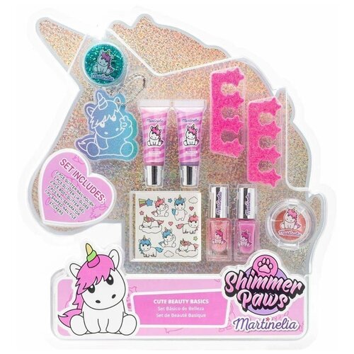 набор детской косметики martinelia shimmer paws unicorn beauty set Базовый набор детской косметики Martinelia «Единорог»