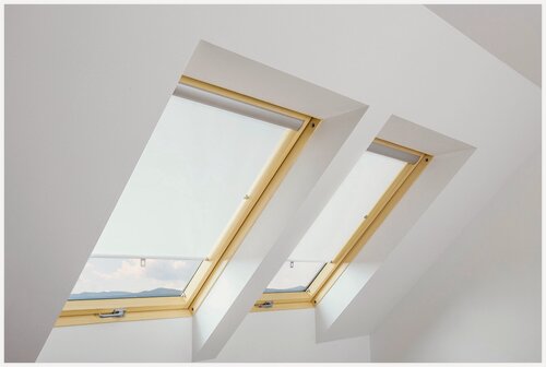 Изображение товара Штора ARS для мансардных окон FAKRO, 114х140 см, Цвет № 007 (кремовый)