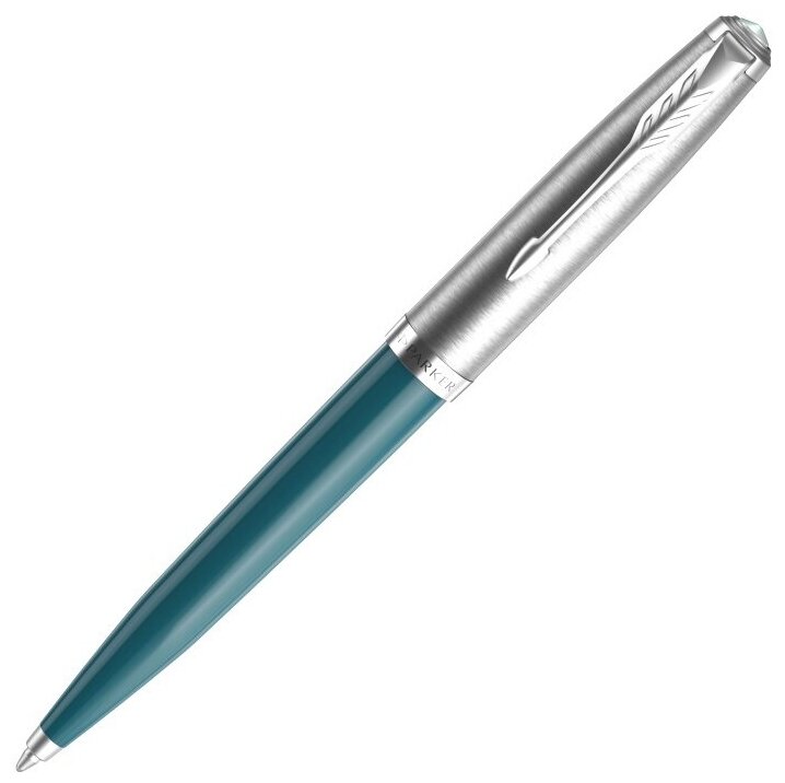 Parker Ручка шариковая Parker 51 Core Teal Blue CT, голубая, подар/уп 2123508