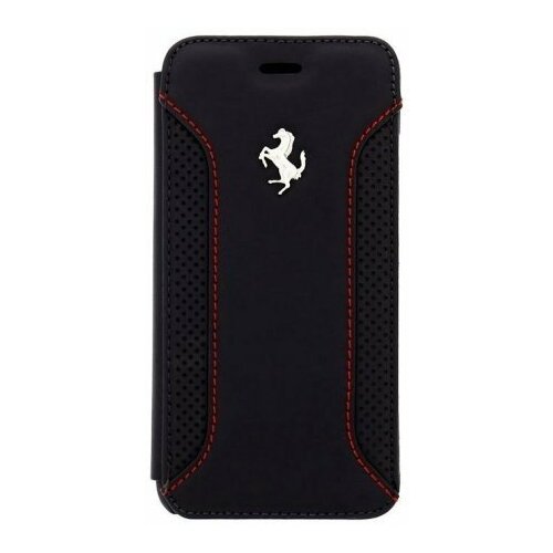 фото Кожаный чехол для iphone 6 plus / 6s plus ferrari f12 booktype case, черный (fef12flbkp6lbl)