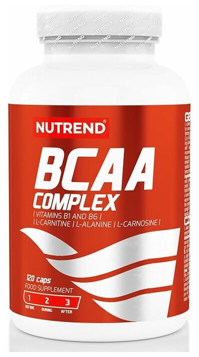 BCAA 2:1:1 NUTREND BCAA COMPLE 2:1:1 120 капсул, Нейтральный