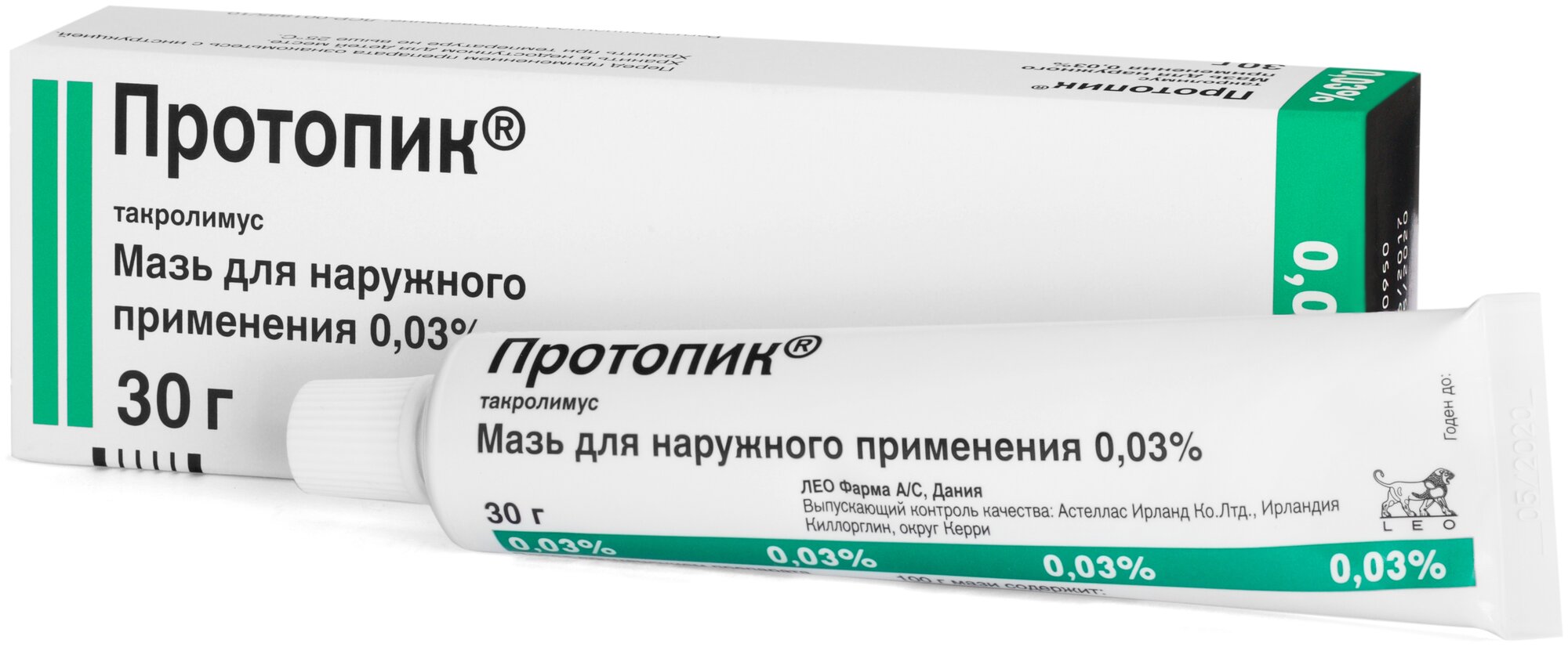 Протопик мазь д/нар.прим., 0.03%, 30 г