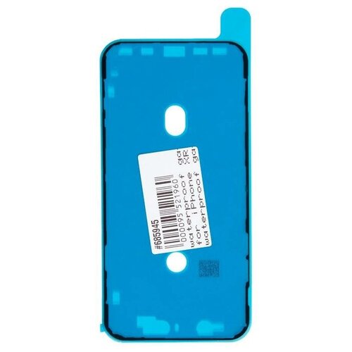 Водозащитная прокладка (проклейка) для iPhone XR, черная