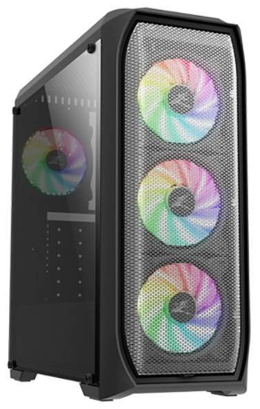 Игровой компьютер S-06 ( i3-10100F / GT 1030 / 16GB / 512GB SSD / 600W / W10), черный