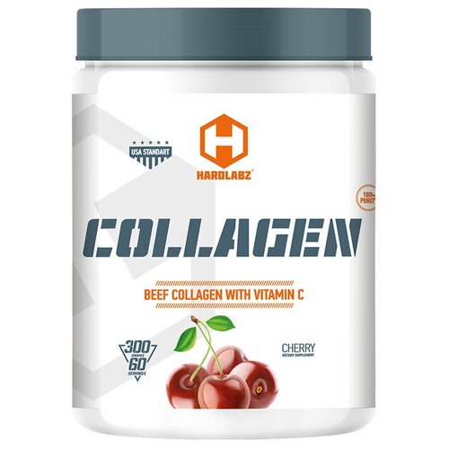 Коллаген Hardlabz Collagen 300 г - вишня коллаген со вкусом вишни hardlabz collagen 300 г