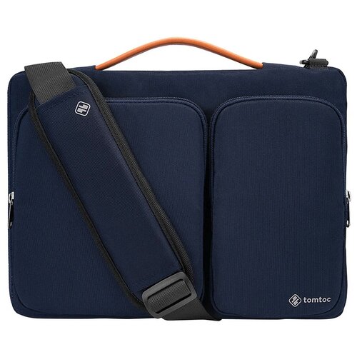 Сумка Tomtoc Defender Laptop Shoulder Bag A42 для ноутбуков 13-13.3/Macbook Pro 13/Air 13 синяя Navy Blue (A42-C02B01)