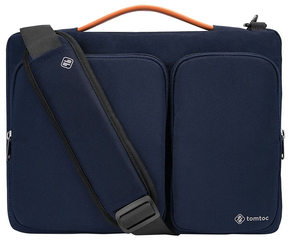 Сумка Tomtoc Defender Laptop Shoulder Bag A42 для ноутбуков 13-13.3"/Macbook Pro 13"/Air 13" синяя Navy Blue (A42-C02B01)