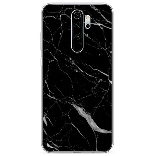 фото Силиконовый чехол "черный минерал" на xiaomi redmi note 8 pro / сяоми редми нот 8 про case place
