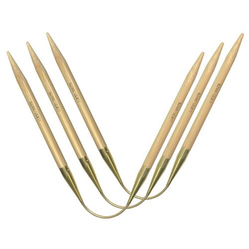Спицы чулочные гибкие addiCraSyTrio Bambus Long, N5, 30 см, 3 шт