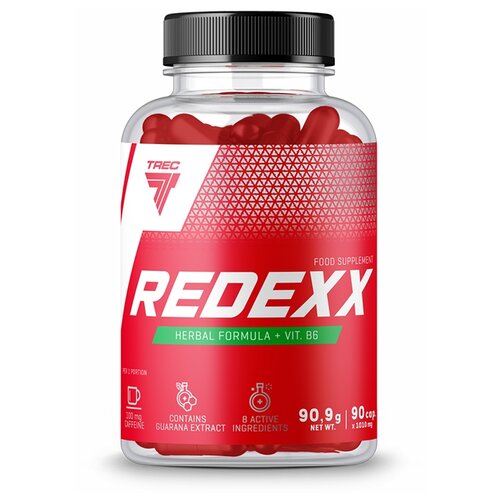Trec Nutrition термогеник RedEXX, 90 шт., нейтральный trec nutrition l карнитин complex 90 шт нейтральный