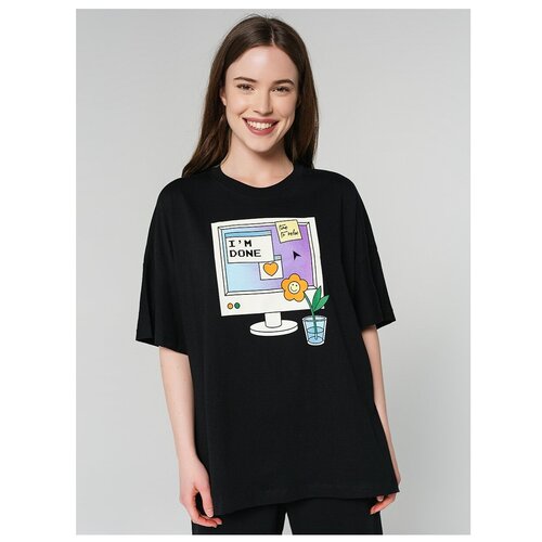 фото Футболка твое, размер xs, черный