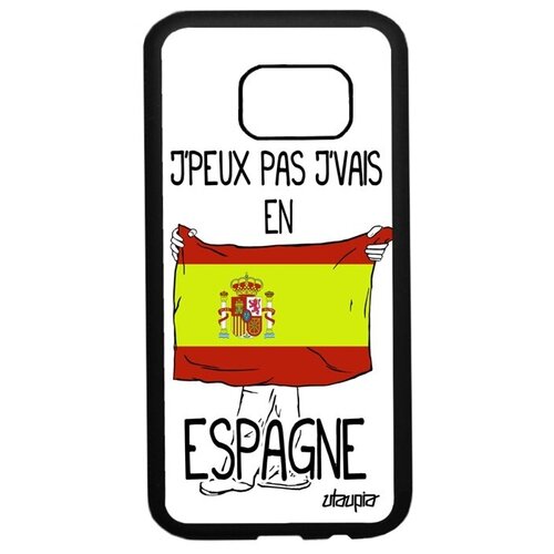 фото Необычный чехол на телефон // samsung galaxy s7 // "еду в испанию" надпись патриот, utaupia, белый