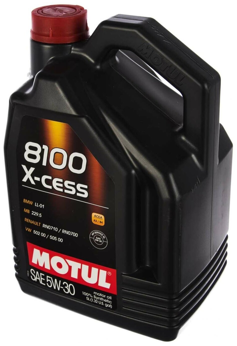 Масло моторное синтетическое Motul 8100 X-cess A3/B3/B4 5W30 5 л 108946 .