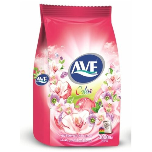 Порошок стиральный автомат для стирки цветных вещей AVE
