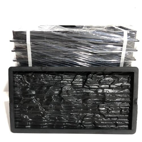 Форма для облицовочного камня сланец (малый). Набор 10 шт.