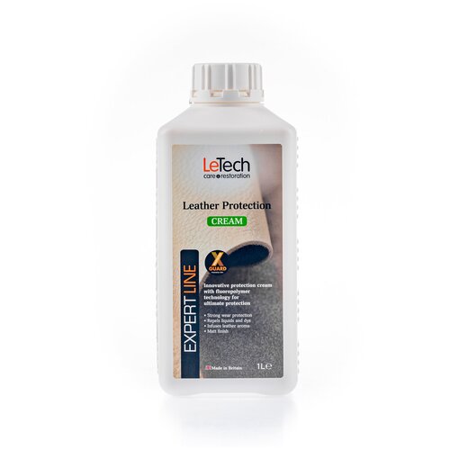Крем защитный для натуральной кожи, матовый, LeTech, Leather Protection Cream, 1000ml