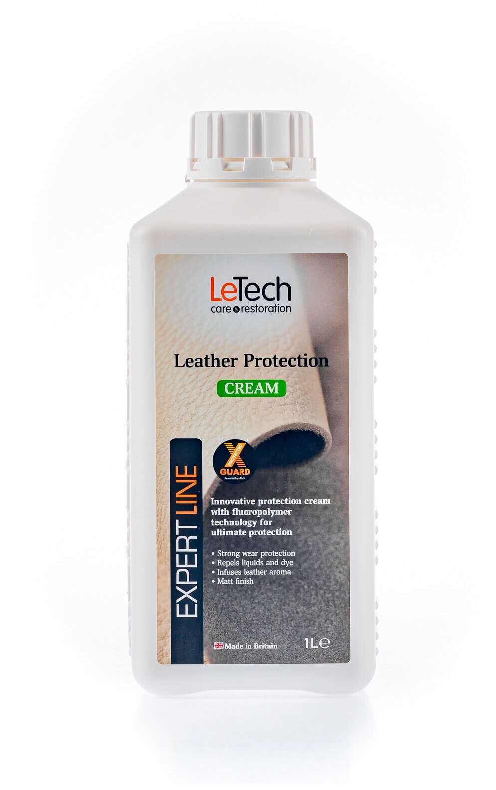Крем защитный для натуральной кожи матовый LeTech Leather Protection Cream 1000ml