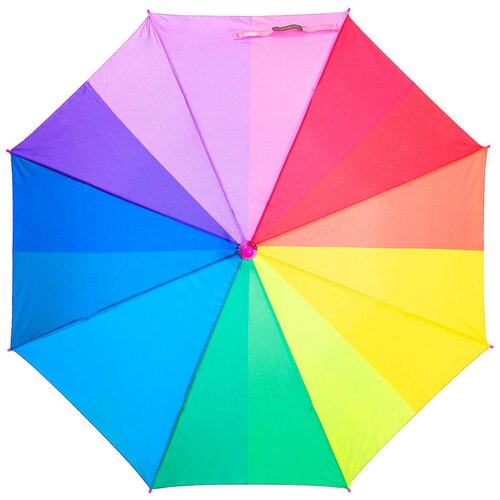 Зонт-трость детский 'Rainbow', зонт разноцветный радужный