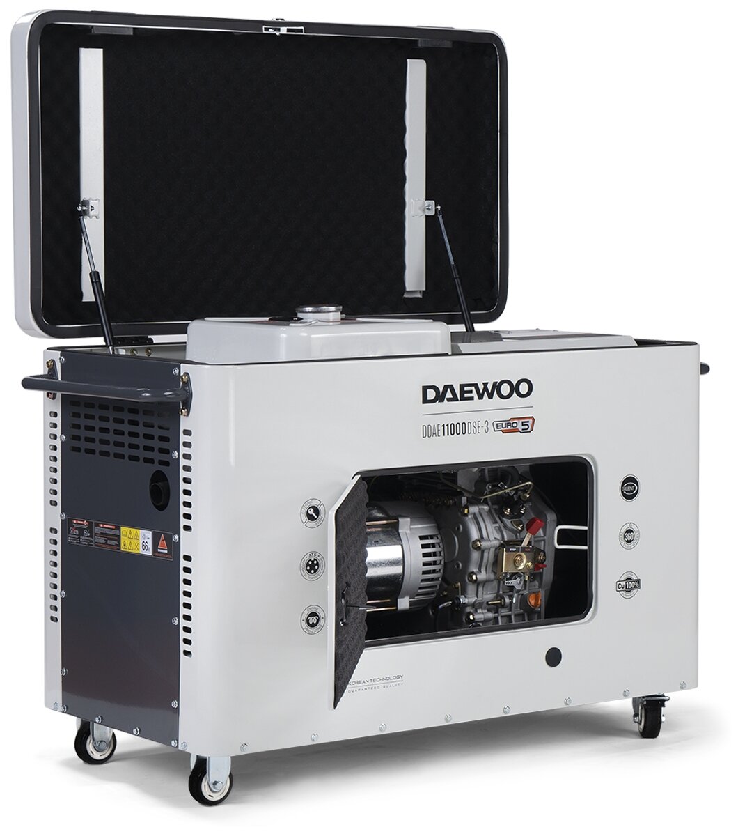 Дизельный генератор DAEWOO DDAE 11000DSE-3 - фотография № 8