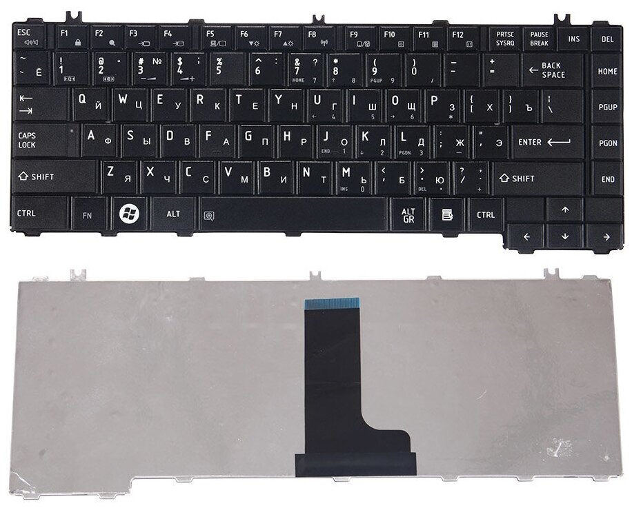 Клавиатура для Toshiba Satellite L735 L635 L630 C600 L600 (NSK-TM0GV 9Z. N4VGV.00R)