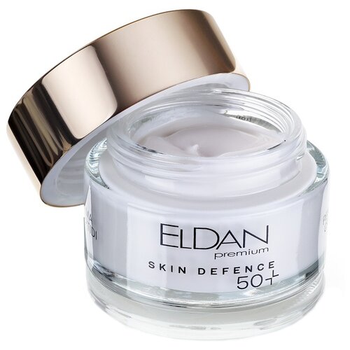 Eldan Cosmetics Skin defence peptides cream Пептидный крем для лица и шеи 50+, 50 мл пептидный крем для лица 50 eldan cosmetics pepto skin defence peptides cream 50 мл