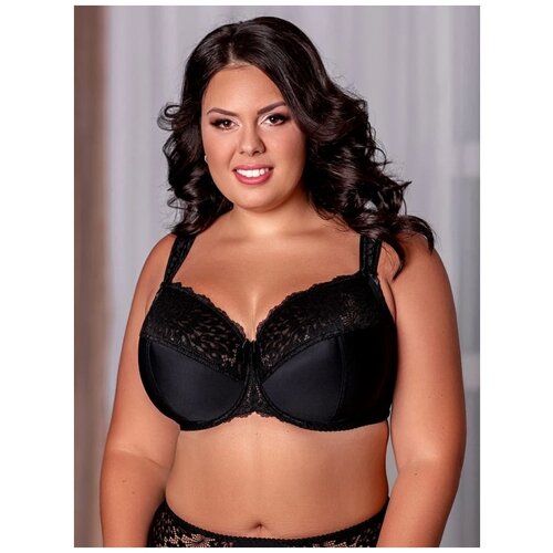 фото Бюстгальтер lady lux, размер 105h, черный