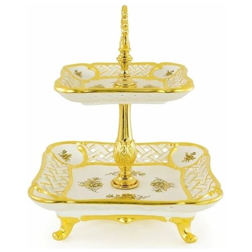 Менажница FIORI GOLD Размер: 32*32*35 см Bruno Costenaro